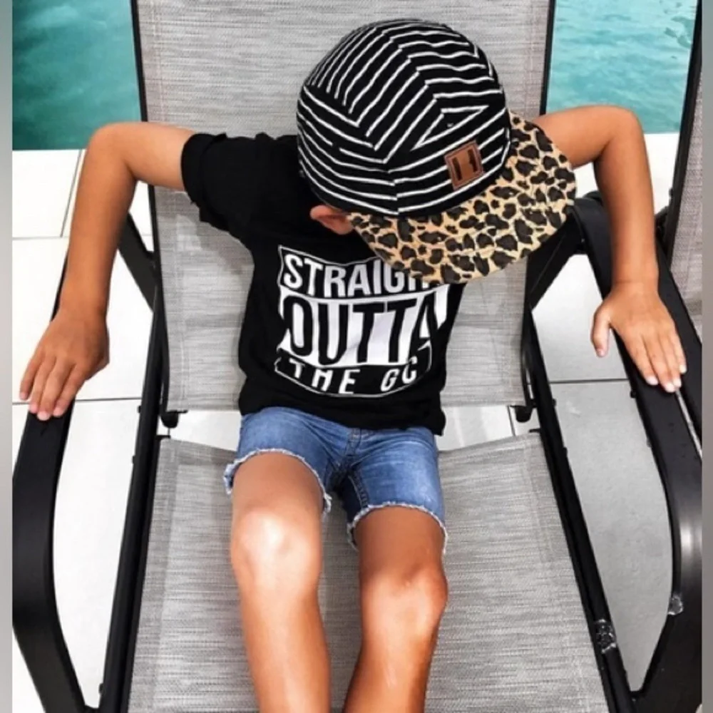 ❤️Beau Hudson Stripes & Leopard Cap Boutique